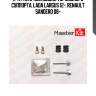 Ремкомплект направляющих тормозного суппорта master kit 77a1130