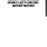 Комплект распорных планок chevrolet lacetti (j200) 2003 - masterkit masterkit