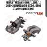 Суппорт тормозной зад. лев. renault megane ii (bm0/1_, cm0/1_) 2001 - 2012,megane iii  (bz0/1_) 2008 77ak1448 masterkit