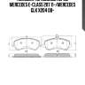 Колодки тормозные перед mercedes e-class 207 11-/mercedes glk x204 08-
