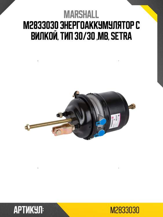 M2833030 энергоаккумулятор с вилкой, тип 30/30 ,mb, setra