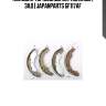 Колодки тормозные барабанные | зад | japanparts gf117af