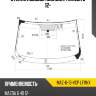 Стекло лобовое молдинг mazda 6 12- xyg maz-6-13-vcp lfw/x