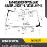 Стекло лобовое обогрев щеток toyota 56101-60951