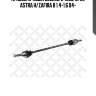 Привод правый 968mm, 24080, opel astra h/zafira b 1.4-1.6 04-