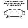 Колодки тормозные дисковые задние toyota previa/avensis verso 2.0i/2.4i/2.0d4-d 00 (старый арт. ckt-60) gk1074 ctr