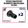 Комплект (2шт) пыльников переднего амортизатора mitsubishi outlander iii 16j1006x2 fiestroco