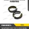 Колодки тормозные барабанные patron psp616