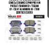 Колодки тормозные задние (смесь ceramic серия pro) vw passat/sharan 10-/tiguan 07-/seat alhambra 10- (trw gdb1763) e510151