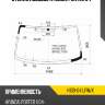 Стекло лобовое hyundai porter 04- xyg h100-04 lfw/x