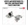 Суппорт тормозной зад. лев. toyota land cruiser prado (j12_) 2002-2010, land cruiser prado 77ak2373 masterkit
