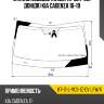 Стекло лобовое камера xyg k7-17-l-vcs-1z-dv lfw/x