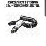 Кабель спиральный ebs 7/7 полюсов,пласт,с 2 штекерами 24v,l=4500max,iso4091.6722.7638,