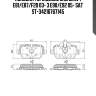 Колодки тормозные зад bmw 1 e81/e87/f20 03- 3 e90/e92 05- sat st-34216767145