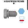 Пробка поддона m14x1,5mm, audi a4/a6/a8, vw passat/polo/bora 96-