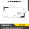 Стекло лобовое mitsubishi minicab 99-14  xyg u61v lfw/x