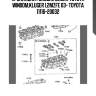 Прокладка головки блока toyota windom,kluger 1,2mzfe 03- toyota 11116-20032