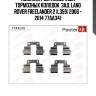 Комплект установочный тормозных колодок  зад. land rover freelander 2 (l359) 2006 - 2014 77aa341