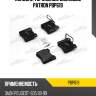 Колодки тормозные дисковые patron pbp619