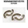 000 525-sx колодки барабанные , nissan murano, infiniti fx35/fx45 3.5/4.5 03-