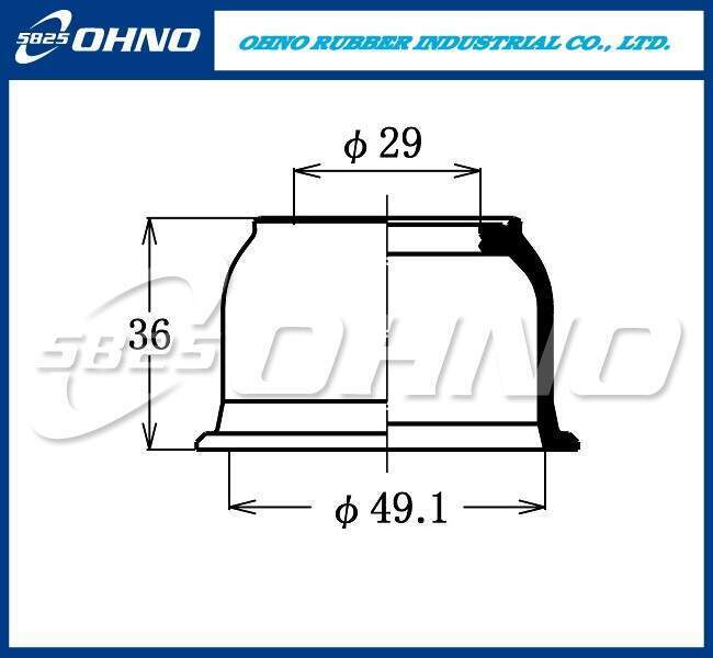 5-825 пыльник шаровой опоры 5`825  dc2687