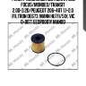 Фильтр масляный (вставка) ford focus/mondeo/transit 2.0d-3.2d/peugeot 206-407 1.1-2.0 (filtron oe673, mann hu711/51x, vic o-007) eeop0001y mando