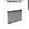 Радиатор двигателя hyundai santafe (00-) at lrchusf00250 luzar