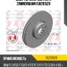 Диск торм.пер.вентил. r zimmermann 150291520
