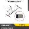 Сайлентблок задней рессоры mitsubishi l200 96-15 sat st-mr491825