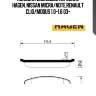 Колодки дисковые передние hagen, nissan micra/note,renault clio/modus 1.0-1.6 03-
