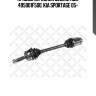 Привод передний 608mm abs, 495001f500, kia sportage 05-