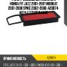 Фильтр воздушный azumi для honda fit jazz 2001-2007 mobilio 2001-2008 spike 2002-2008  a28874  a874j 17220pwa000