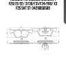 Колодки тормозные зад bmw 1 f20/21/22/ 3 f30/f31/f34/f80/ x3 f25 sat st-34216850569