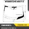 Стекло лобовое датчик дождя mitsubishi eclipse cross 17-22 xyg 5702agnmv lfw/x