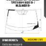 Стекло лобовое датчик дождя toyota rav4 xa50 18-  xyg 8432agnmv lfw/x