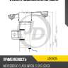 Стойка газомасляная передняя jd jas0635