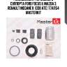 Ремкомплект тормозного суппорта ford focus ii, mazda 3, renault megane ii  (d38 ate) 77a1154 masterkit