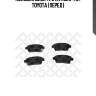 Колодки диск. п. с антискр. пл. toyota | перед |
