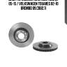 Диск тормозной (спереди) audi q7 05-15 / volkswagen touareg 02-10 brembo 09.c882.11
