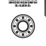 Подшипник ступицы! перед. (mr403500)\ nissan sunny n14 90>/almera 95>