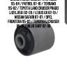Сайлентблок nissan pathfinder 95-04 / patrol 87-10 / terrano 95-02 / toyota land cruiser prado (j120,j150) 02-20 / lexus gx 02-19 / nissan safari 87-07 / opel frontera 95-03 / toyota fj cruiser 05-18 / hilux surf 02-09