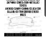 Колодки тормозные задние (без датчика) (смесь semi-metallic) toyota avensis/camry/carina/celica/corolla 86-03 (trw gdb1168) e110351 miles