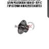 Ступица с подшипником audi a2vw poloskoda fabia 02- пер.(с гур)(d72mm) khb4229std kortex
