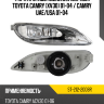 Фара противотуманная Справа Toyota Camry XV30 01-04  SAT ST-212-2008R