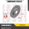Торм.диск зад.[278x10] 5 отв. zimmermann 370305220