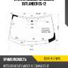 Стекло лобовое mitsubishi outlander 05-12 xyg gs45-r lfw/x