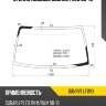 Стекло лобовое subaru pleo 98-10 xyg 16r/rv1 lfw/x