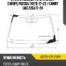 Стекло лобовое toyota camry europe xyg acv70-vcp lfw/x