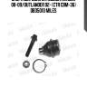 Опора шаровая mitsubishi lancer 00-09/outlander 02- (ctr cbm-36) db35010 miles