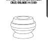 К-кт пыл.+отб. передн., chevrolet cruze/orlando 1.4-2.0 09-